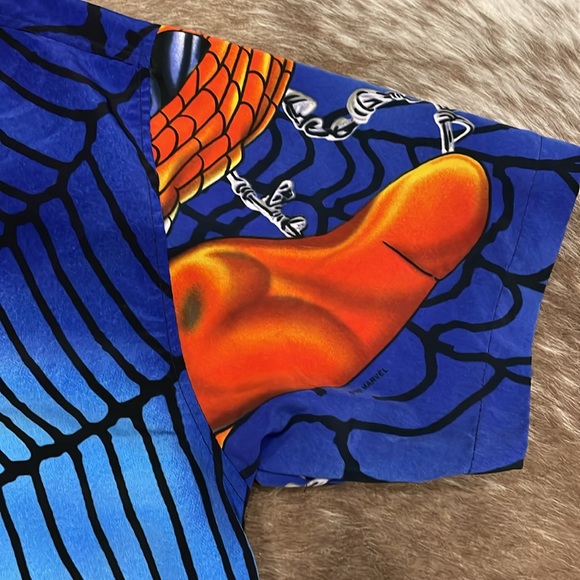 Changes Marvel Men’s Spider-Man Button Down Size M - Picture 6 of 8